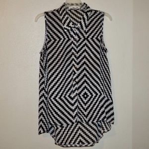 Black and white striped shirt